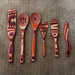 6 piece utensil set